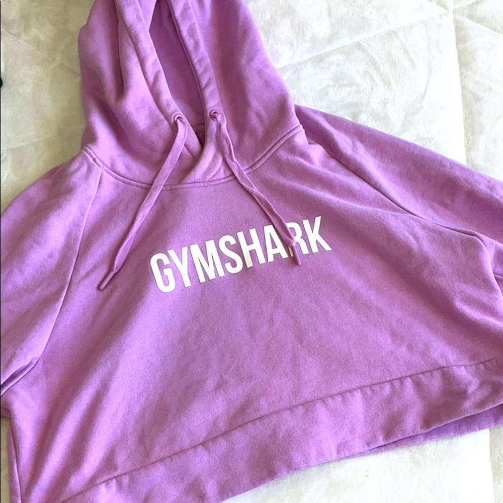 Gymshark pink cropped hoodie XL